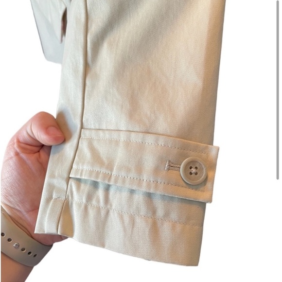 Vintage 100% Cotton Lands End Rain Coat - Picture 3 of 8